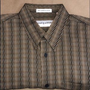 Jhane Barnes Sz M Men's Button Down Dress Shirt